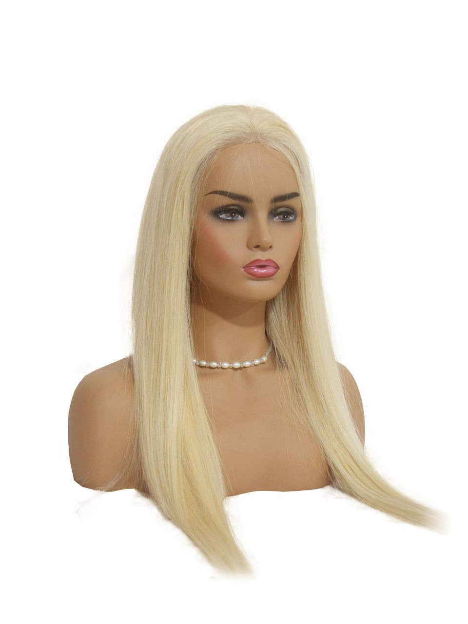 Long Blonde Pre Plucked Bleached Knots wigs Pure 613 Blonde Human wigs With Baby Hair-Chloewigs